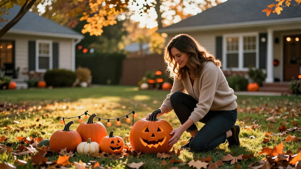 Halloween lawn decorations