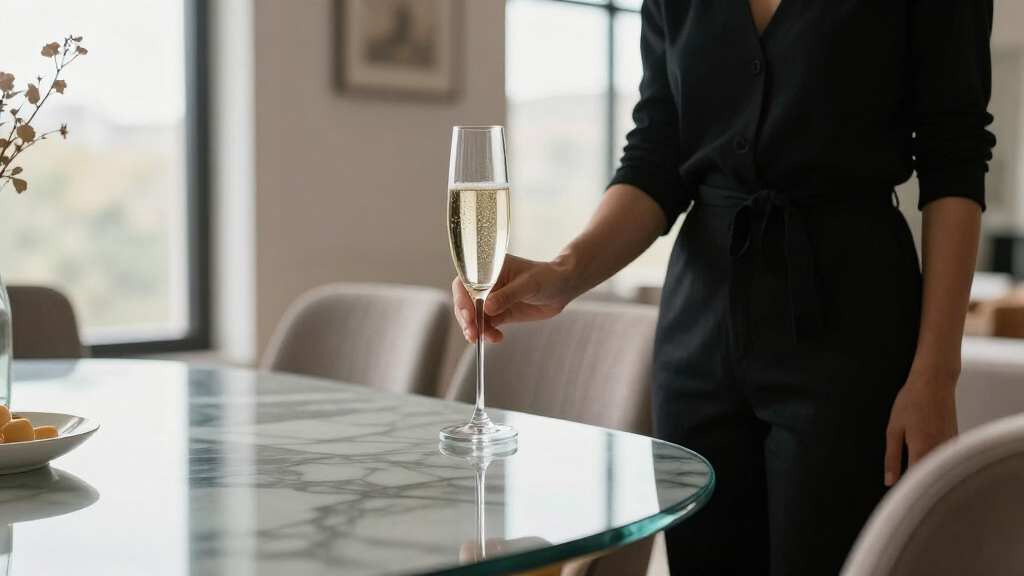 champagne flutes