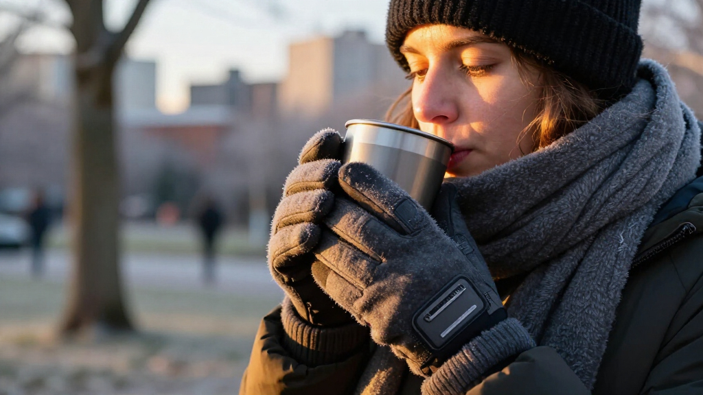 winter heated gloves