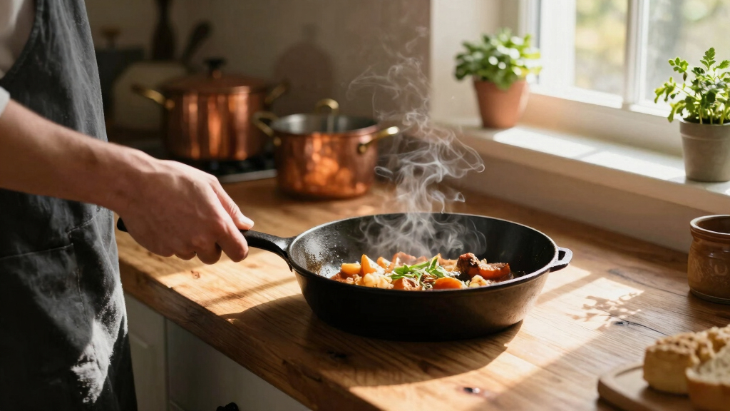 premium cast iron skillet