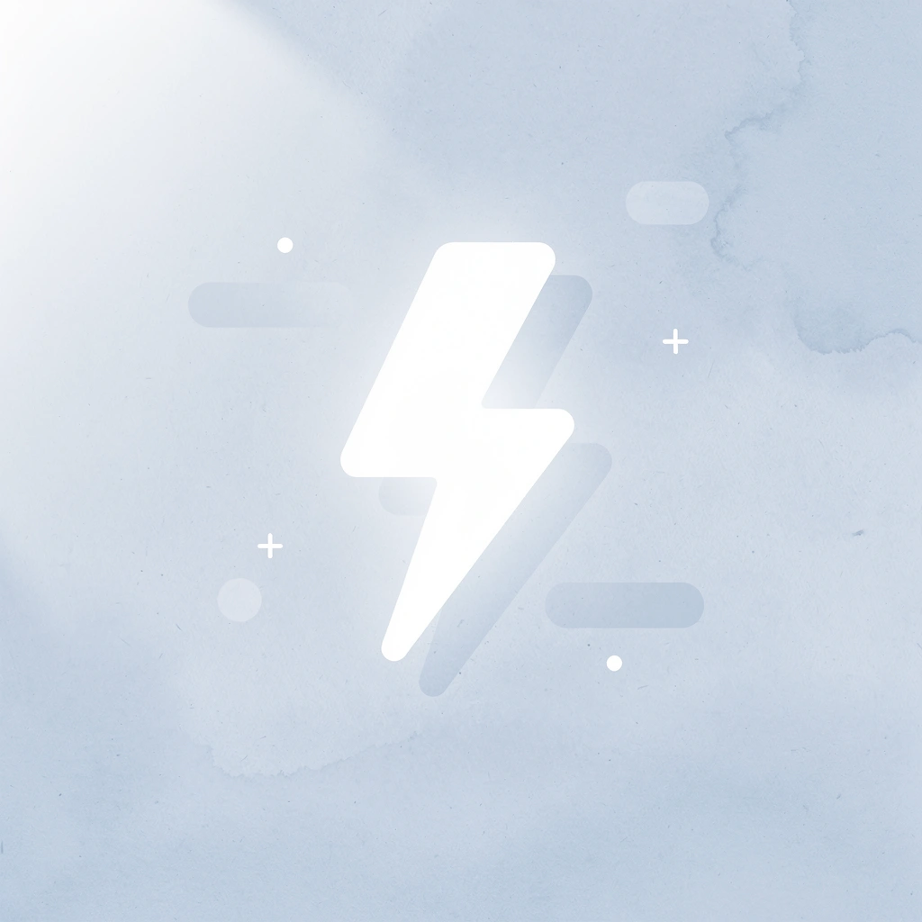 Lightning bolt icon representing friction removal in hospitality operations