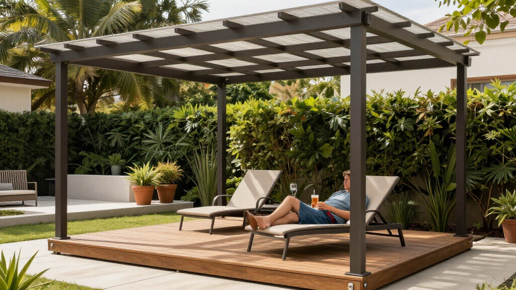 best hardtop pergola 12x20