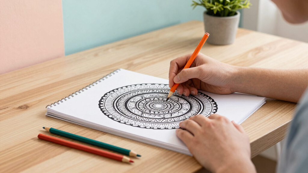 stress relief adult coloring books