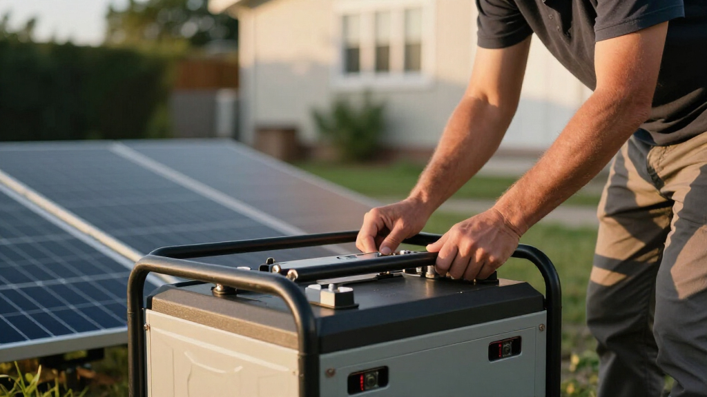 solar-powered backup generators