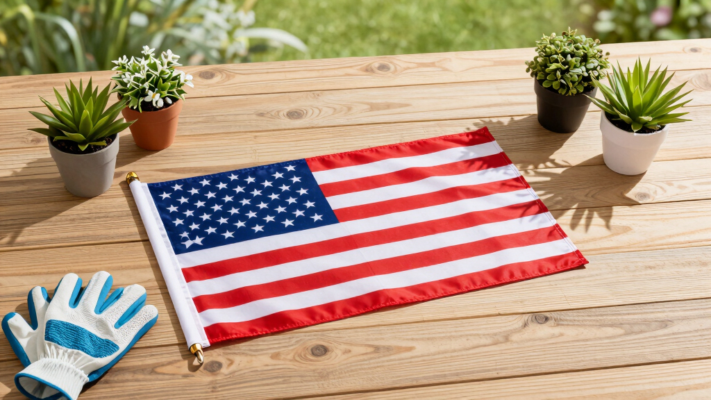 patriotic garden flags