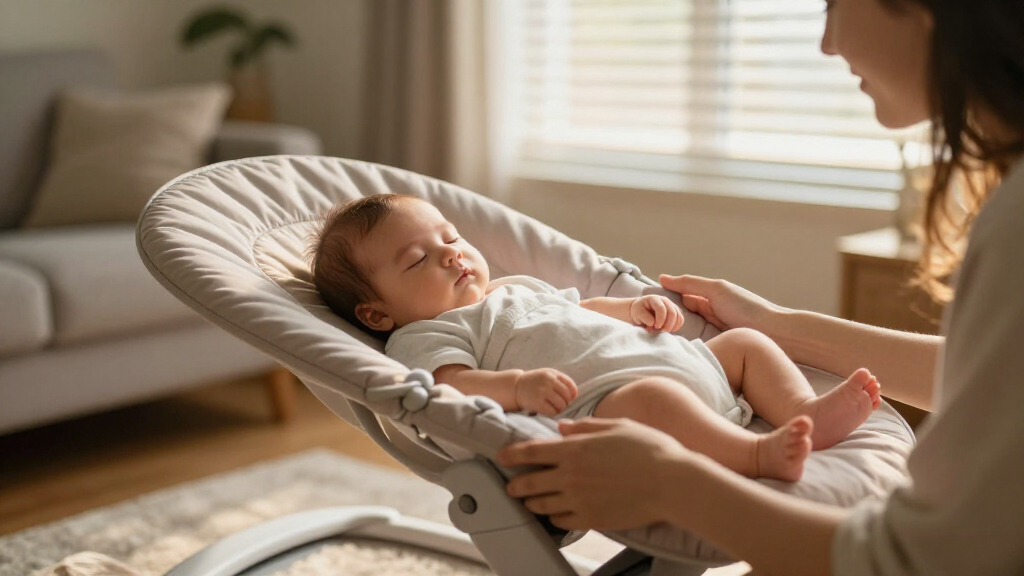 baby swing for newborn recline premium