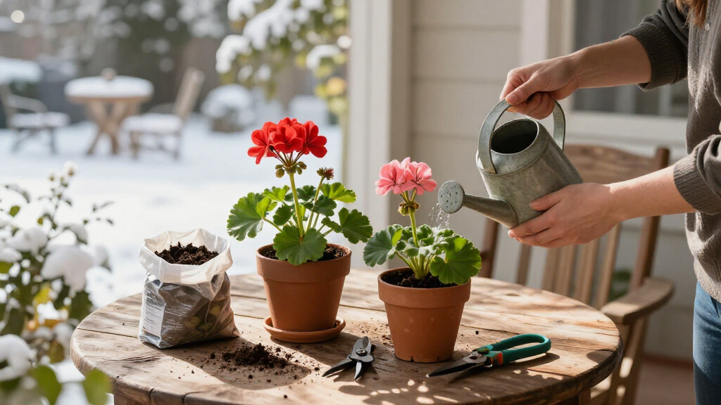best geranium winter care supplies