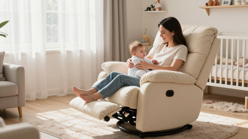 best luxury nursery recliner