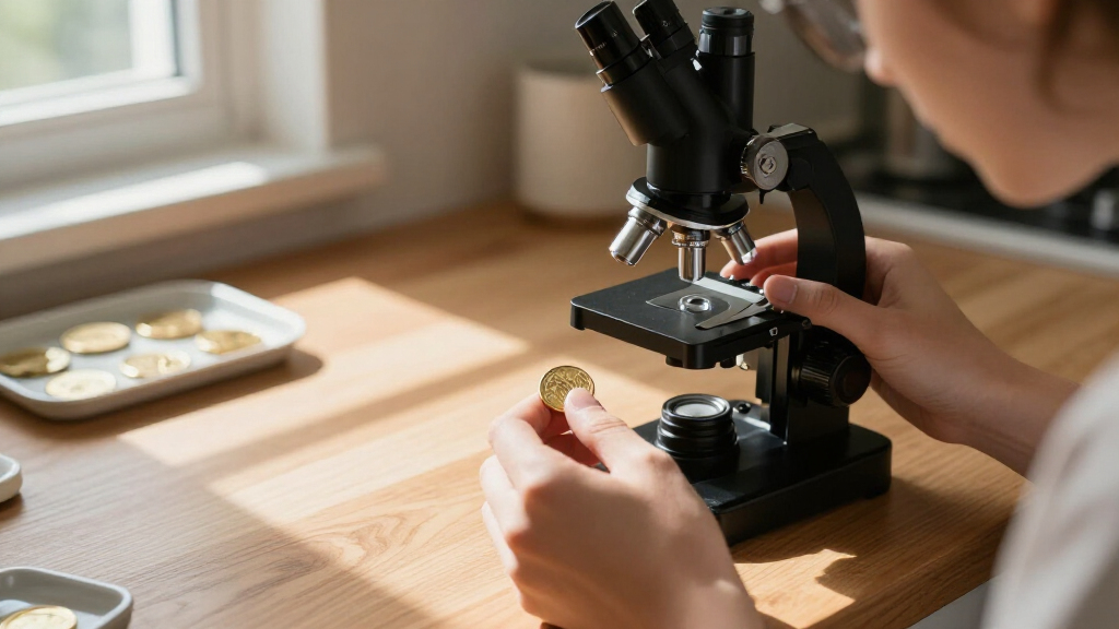 coin inspection microscope for home use