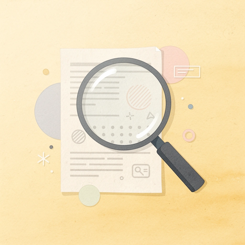 Magnifying glass examining financial documents representing RMD rule complexity