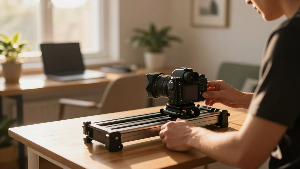 best camera sliders for small studio shoots