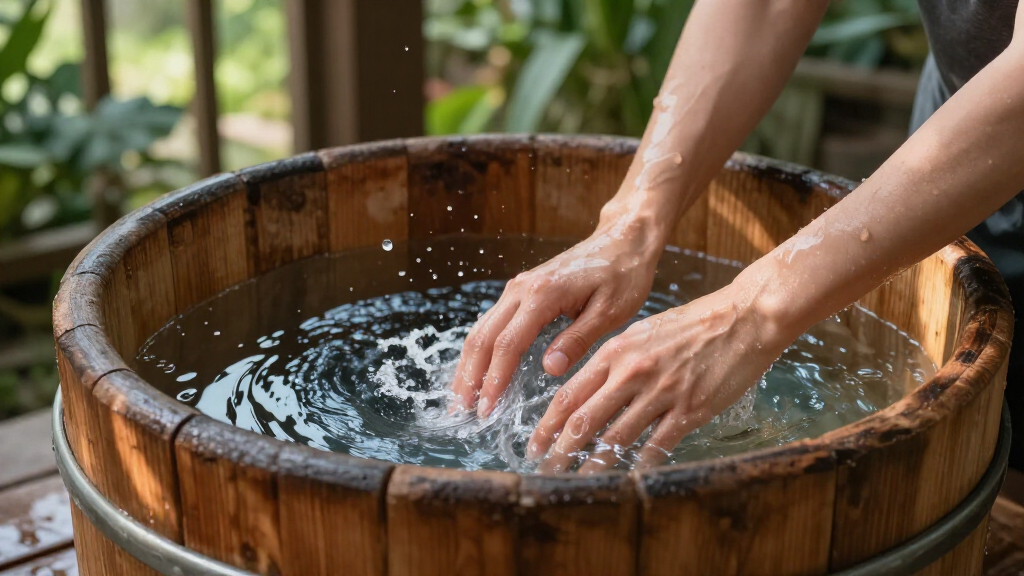 cold plunge barrel