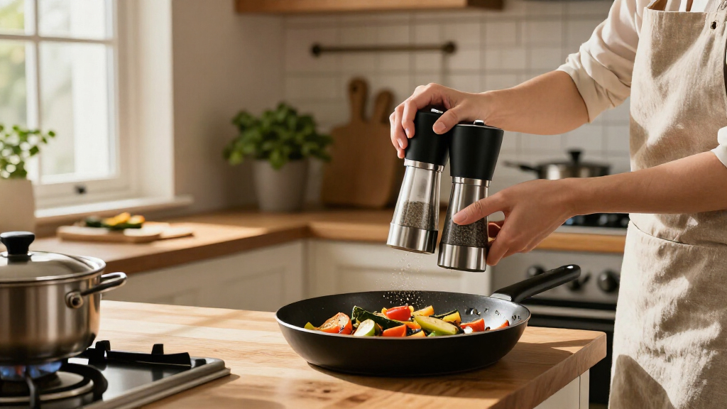 electric salt and pepper grinders