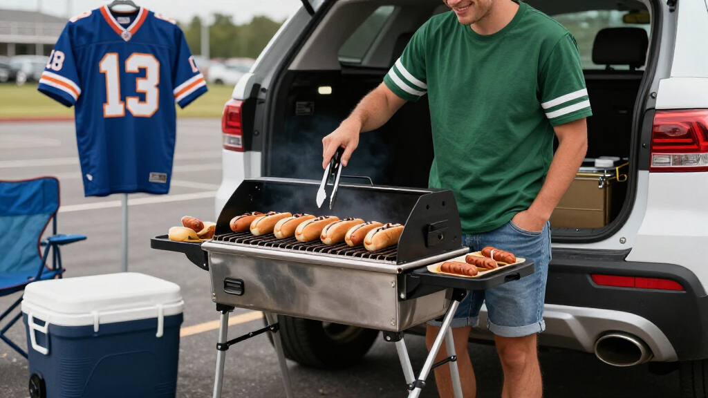 NFL tailgating portable grills