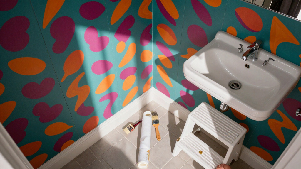 best psychedelic bathroom wallpaper
