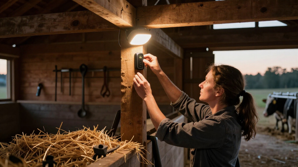 best motion sensor lights for barn safety