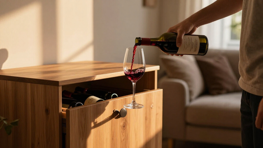 best bar cabinet with wine storage