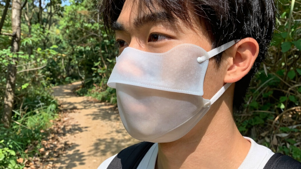 Reusable silicone face mask