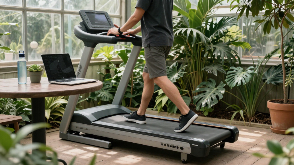 under desk treadmills for standing desks