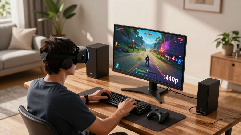best 1440p gaming monitors for VR desks
