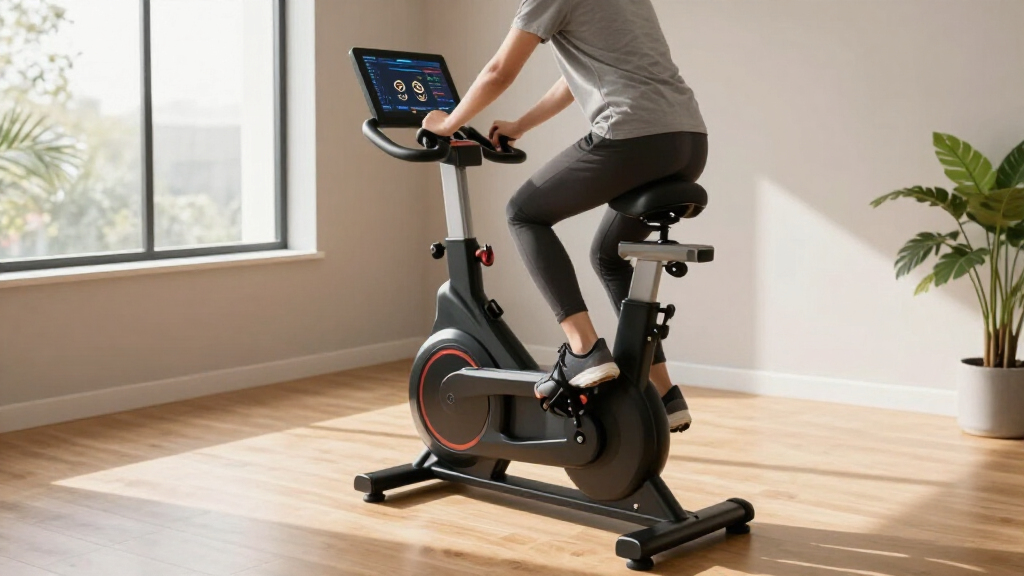 best upright exercise bike with screen