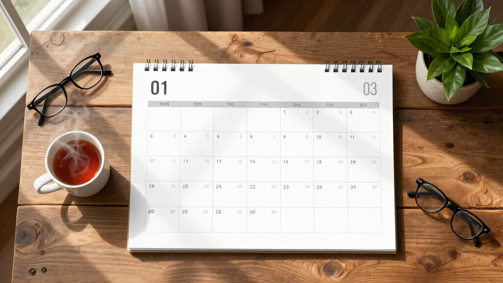 large print digital calendars