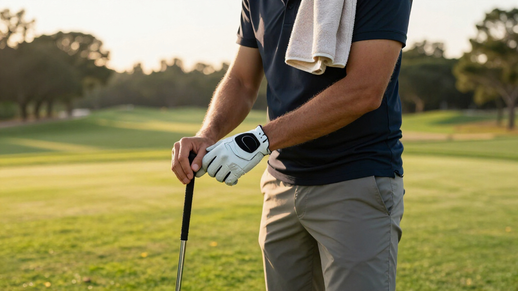 golf glove and towel combo sets