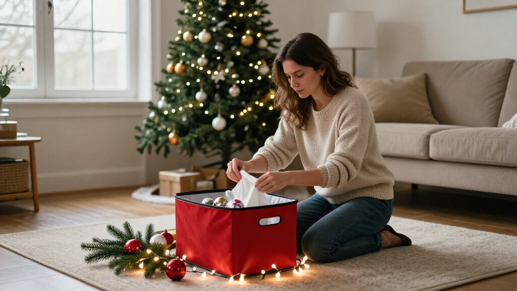 best Christmas decoration storage