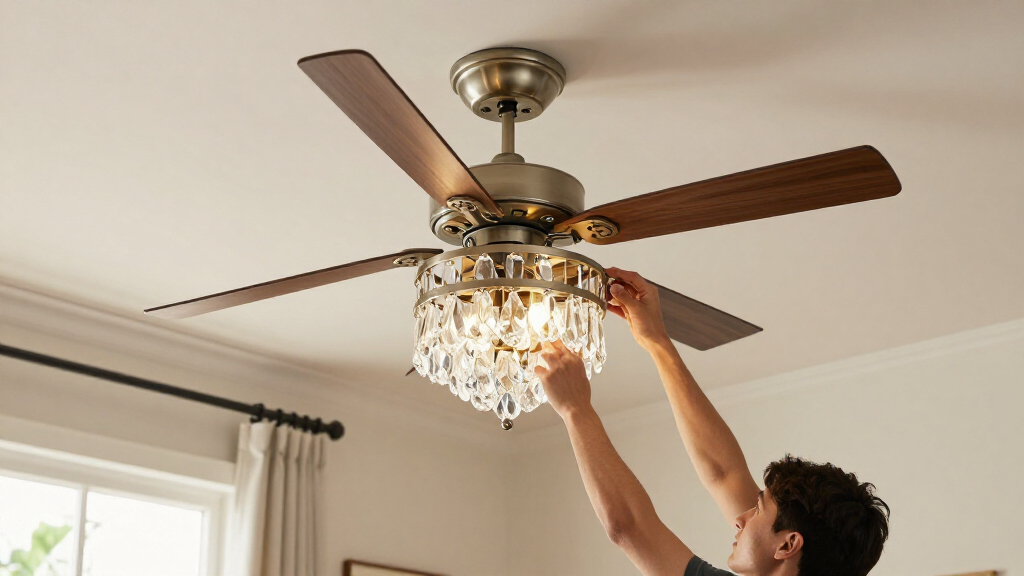 chandelier light kit for ceiling fan