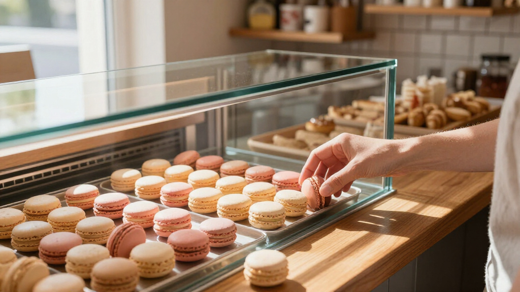 best refrigerated display case for macarons