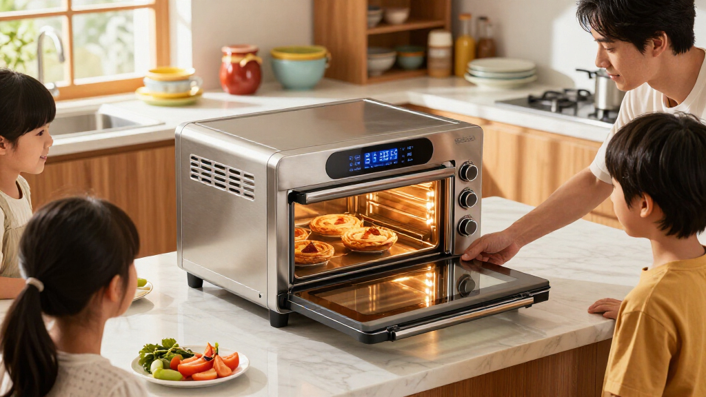 smart countertop oven for large family