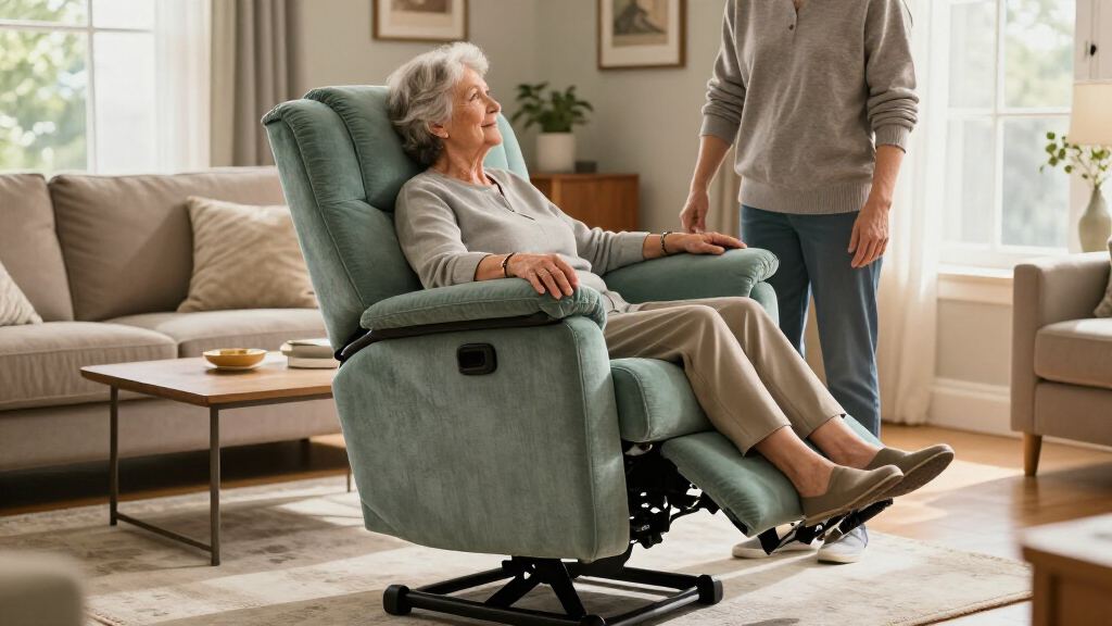 petite power lift recliners for short seniors