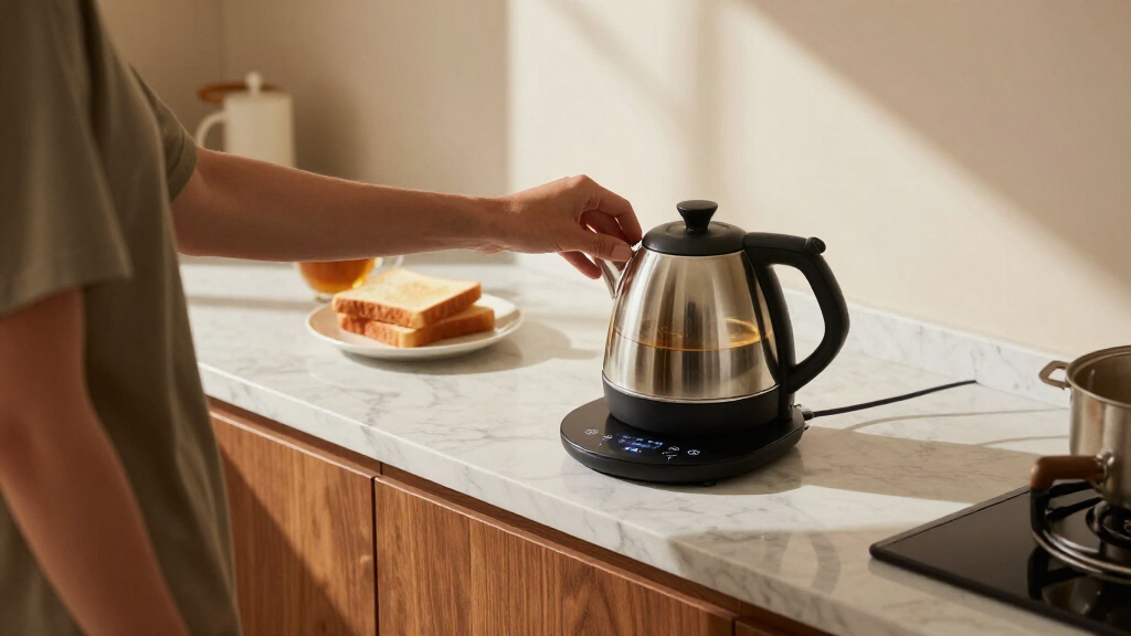 electric kettle with temperature control