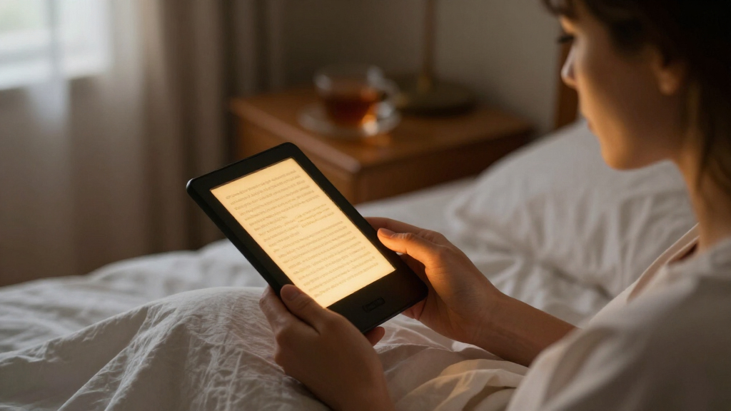 e-readers with adjustable warm light