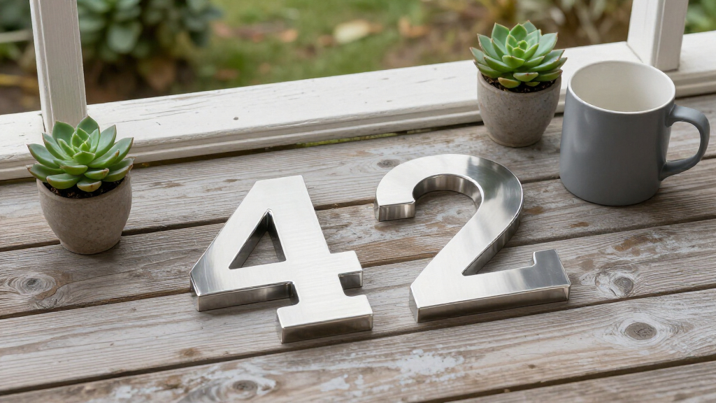 reflective house numbers