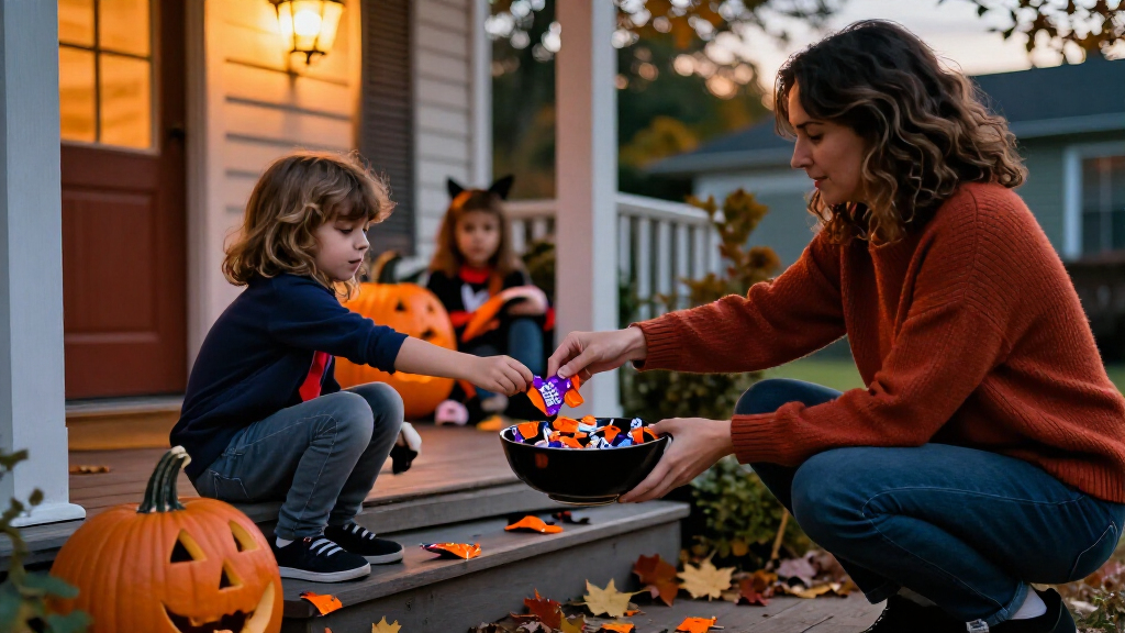 Halloween candy bowls