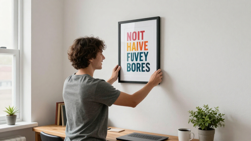 motivational quote wall art
