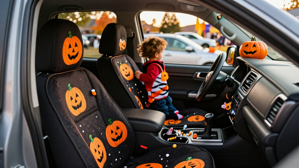 Halloween car seat covers