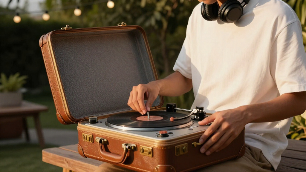 bluetooth turntable suitcases gifts