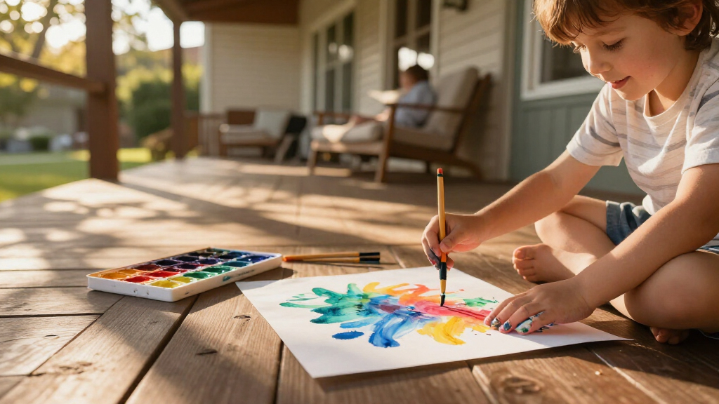 kids watercolor set