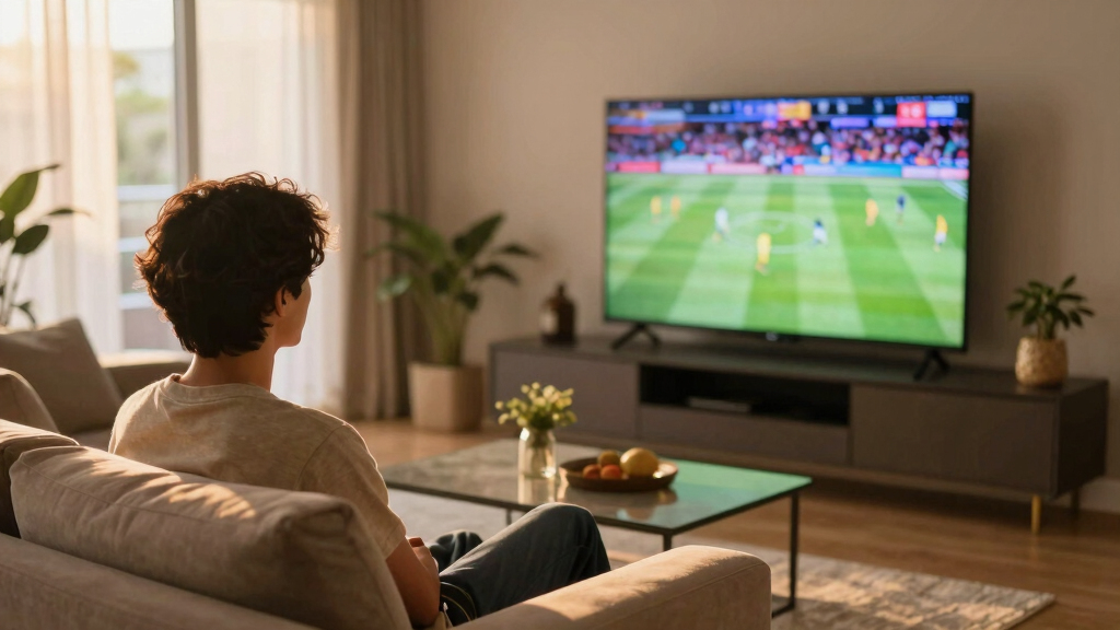 large screen TVs for watch parties