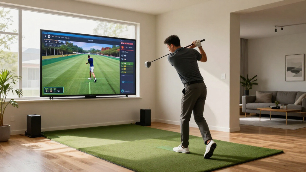 best home golf simulator launch monitor under professional tier