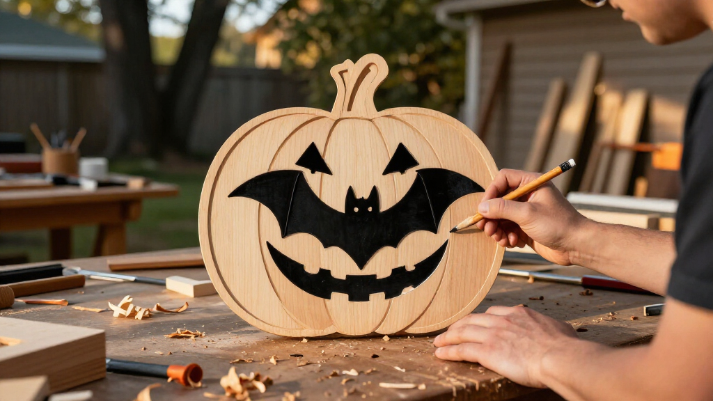 Halloween woodworking stencils