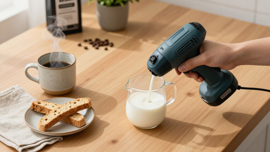 cordless electric milk frother