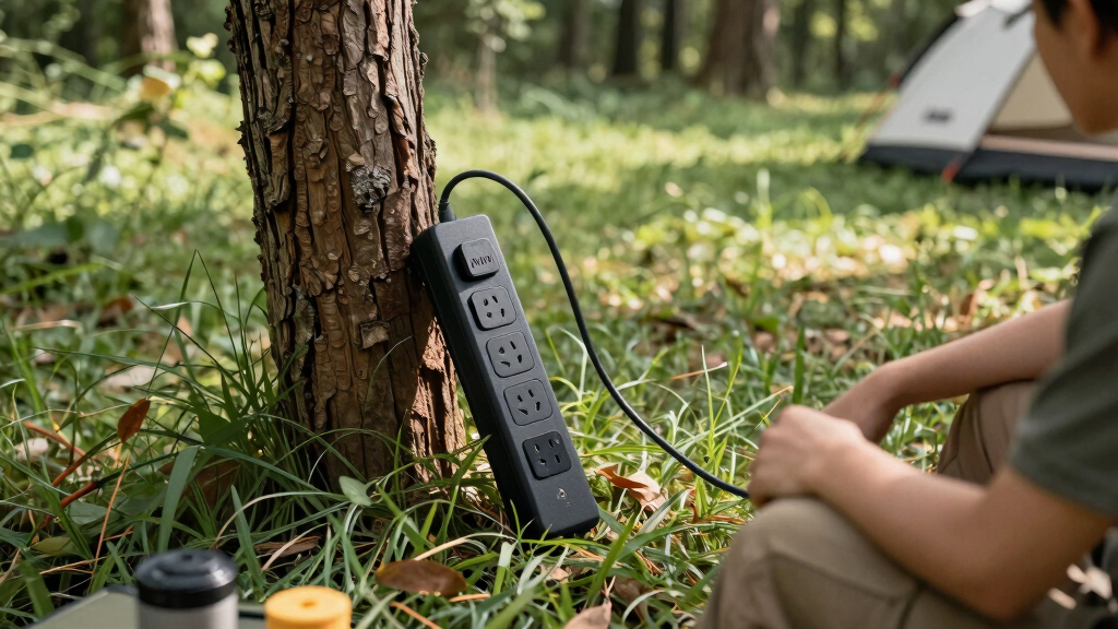 best weatherproof outdoor power strip for campsites