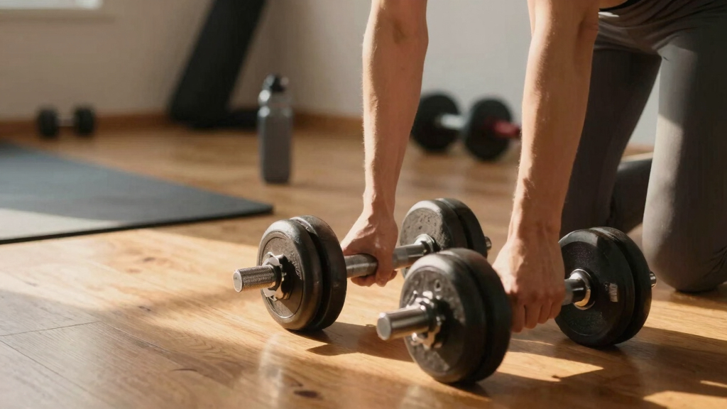 adjustable dumbbells for home gym