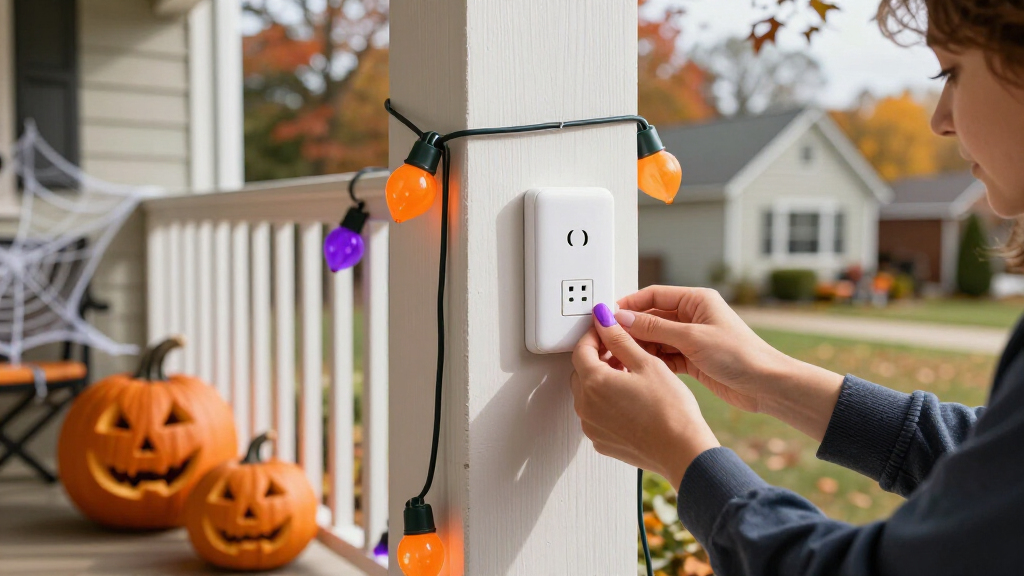 smart plugs for Halloween decorations