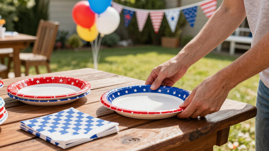 patriotic outdoor party supplies