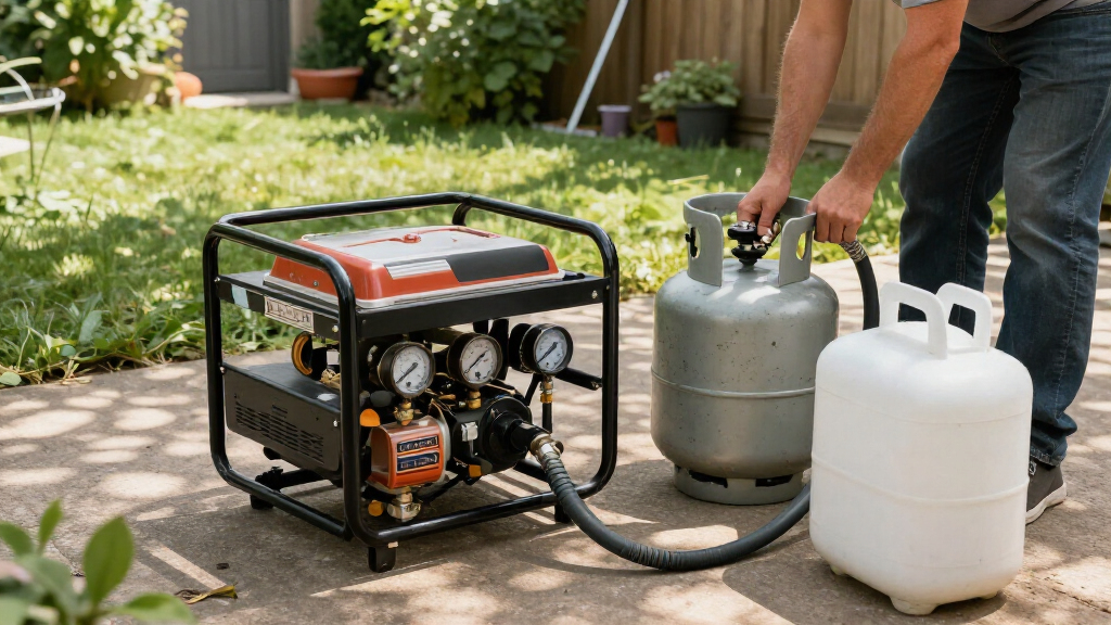 tri fuel generator gasoline propane natural gas