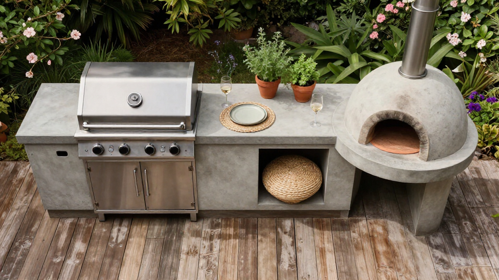 outdoor kitchen shapes